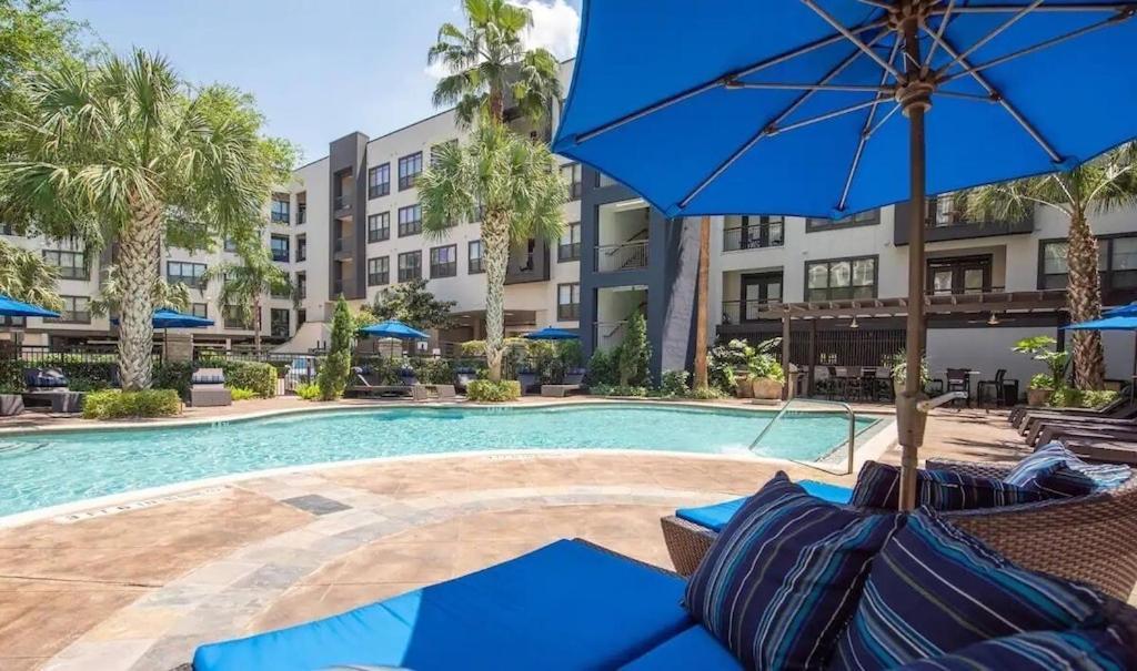 Modern Galleria Apt-Freeparking-Pool-Fast Wifi-Med Ctr Houston Buitenkant foto